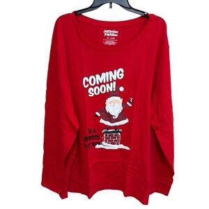 Jammies for your families Women’s Pajamas Plus Size 3X Color Red White